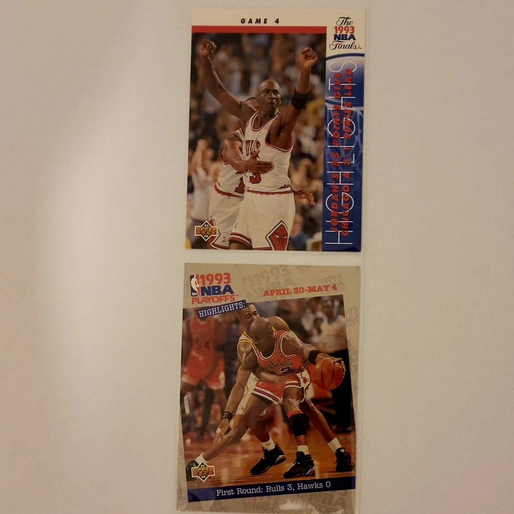 Michael Jordan 1993 NBA Finals/Playoffs Basketball Cards
